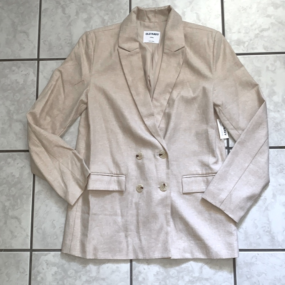 NWT! Linen blazer from old navy.
